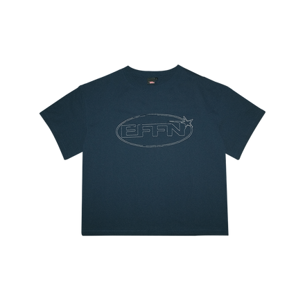 Everyday Applique Tee - Navy