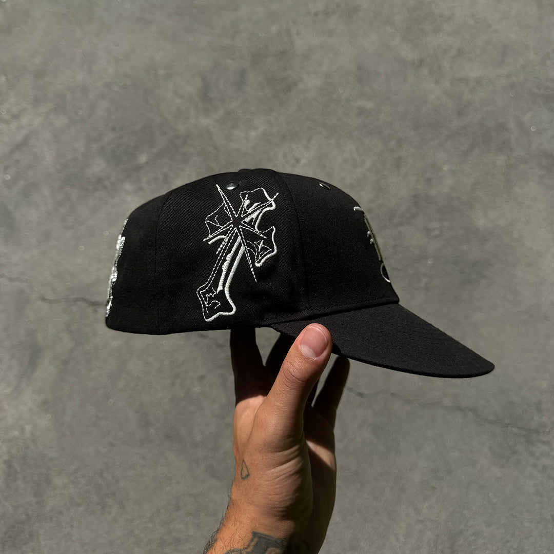 Tatt'd Fitted Hat - Black