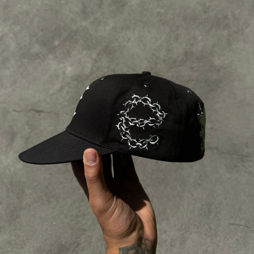 Tatt'd Fitted Hat - Black